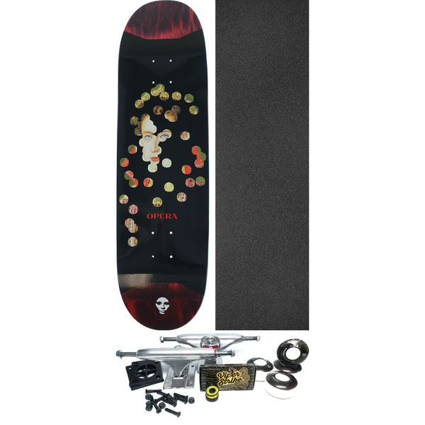 Opera Skateboards Dot Skateboard Deck Slick - 8.5" x 31.75" - Complete Skateboard Bundle